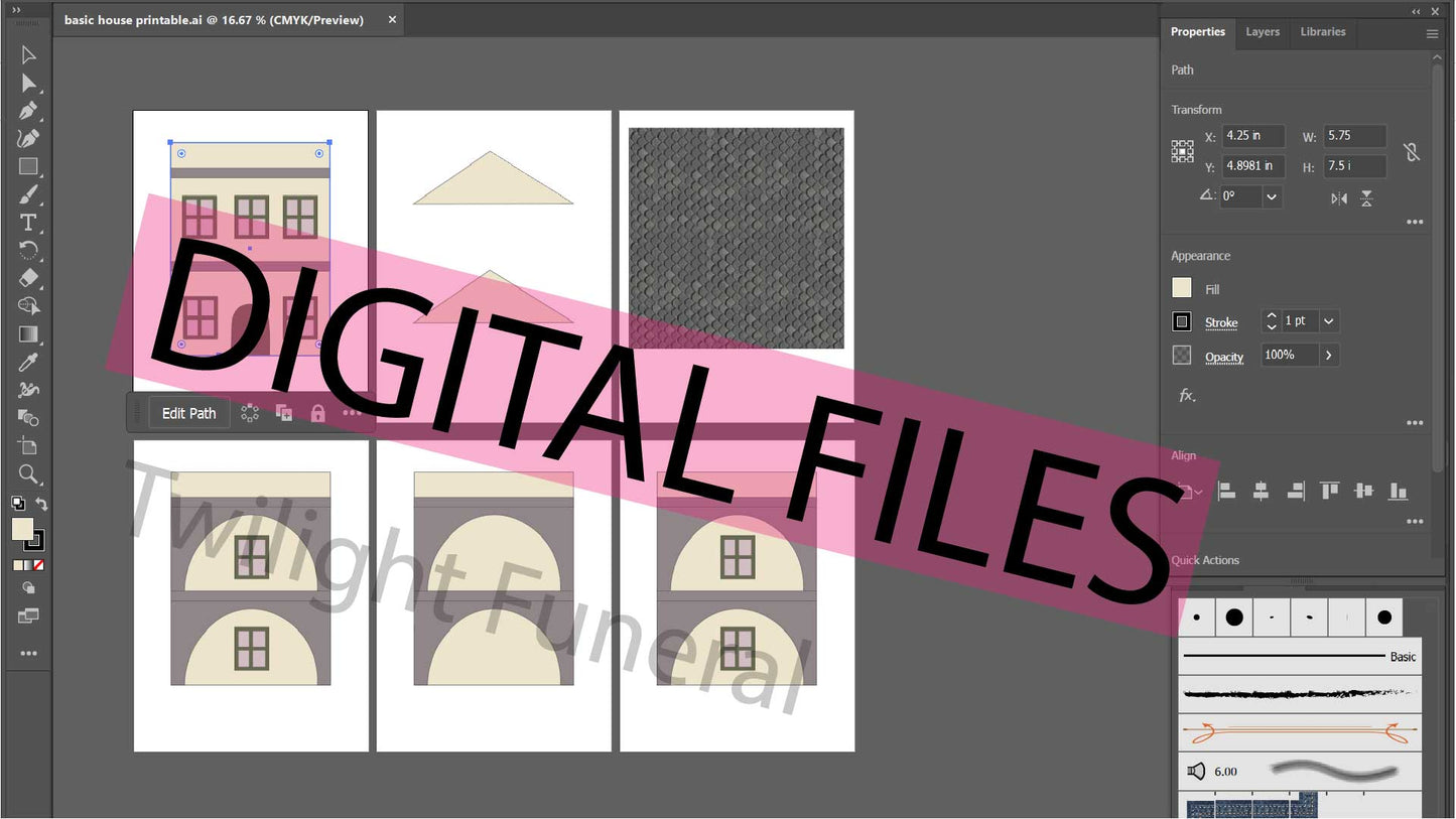 Basic House Design (Digital) - Twilight Funeral